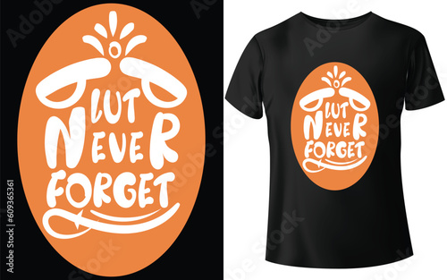 Pluto Never Forget Typographic Tshirt Design - T-shirt Design For Print Eps Vector
