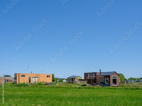 Tiny houses in Biddinghuizen, Flevoland province photo