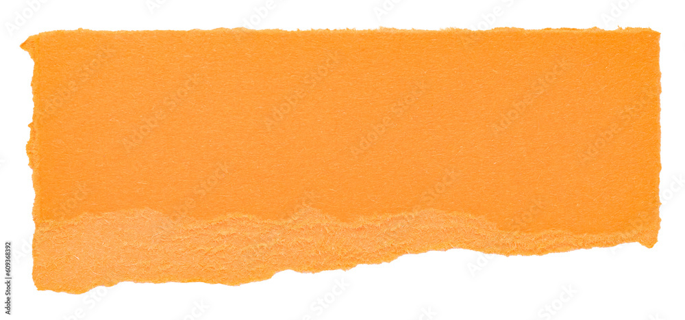 Single piece of isolated ripped crumpled blank orange paper with copy space for text, top view from above on white or transparent background
Single piece of isolated ripped crumpled blank orange paper with copy space for text, top view from above on white or transparent background