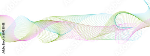 Abstract colorful blue, pink blend wave lines and technology background. Modern colorful flowing wave lines and glowing moving lines. Futuristic technology and sound wave lines background.