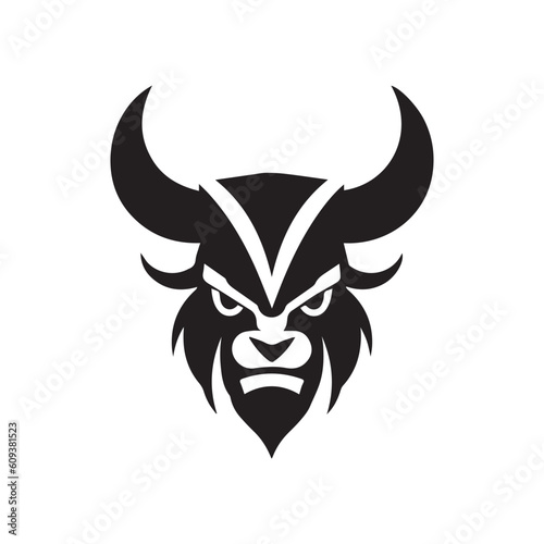 head of bull, bull vector 