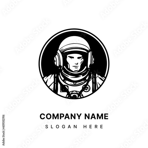 Ignite your brand's journey with our captivating astronaut illustration logo. Capturing the essence of ambition, discovery, and limitless possibilities Generative AI
