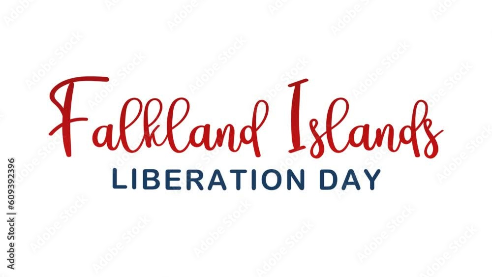 falkland islands liberation day animation. 4k animated greeting card. gift card. green screen and alpha channel. falkland islands liberation day animation. 4k animated greeting card. gift card. green screen and alpha channel.