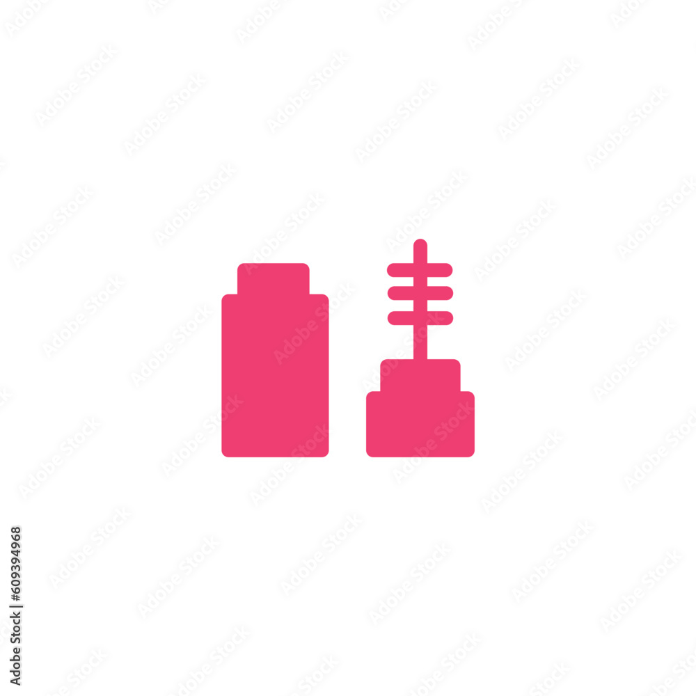 Eye Eyebrow Mascara Solid Icon Eye Eyebrow Mascara Solid Icon