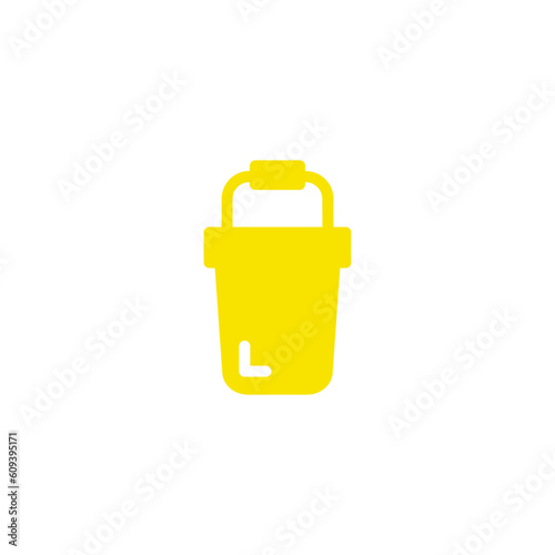 Bucket Clean Cleaning Solid Icon