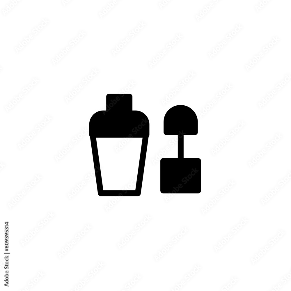 Nailpolish Salon Spa Solid Icon Nailpolish Salon Spa Solid Icon