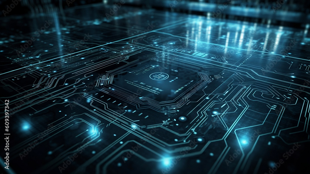 High tech background. Generative ai. High tech background. Generative ai.
