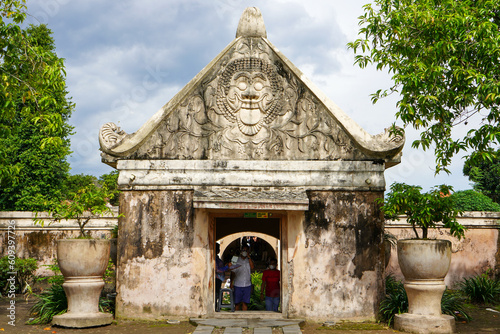 Yogyakarta - June, 2023 : Taman Sari Water Castle, also known as Taman Sari, is the site of a former royal garden of the Sultanate of Yogyakarta. Taman Sari had multiple functions. photo