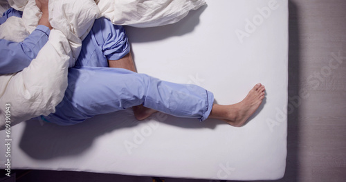 Man With RLS - Restless Legs Syndrome