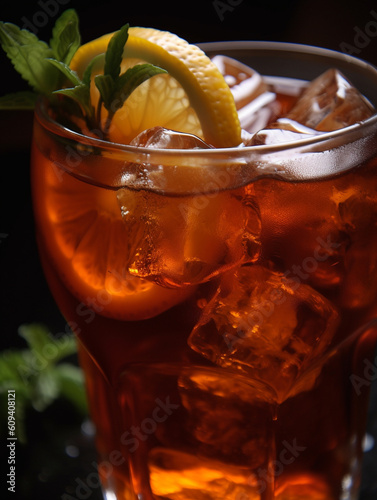 Fresh beverage with mint, l...