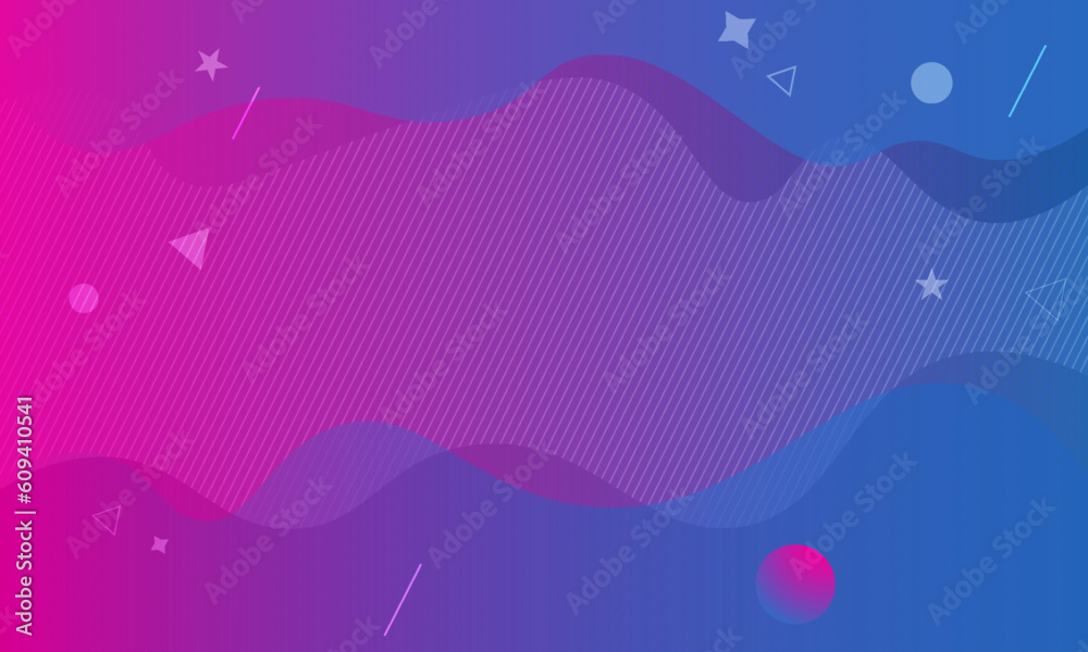 Fototapeta premium Colorful geometric background. Liquid color background design. Fluid shapes composition. Eps10 vector