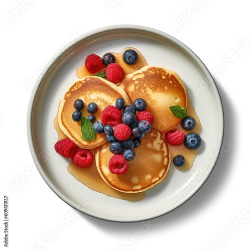 Delicious Pancakes with Ber...