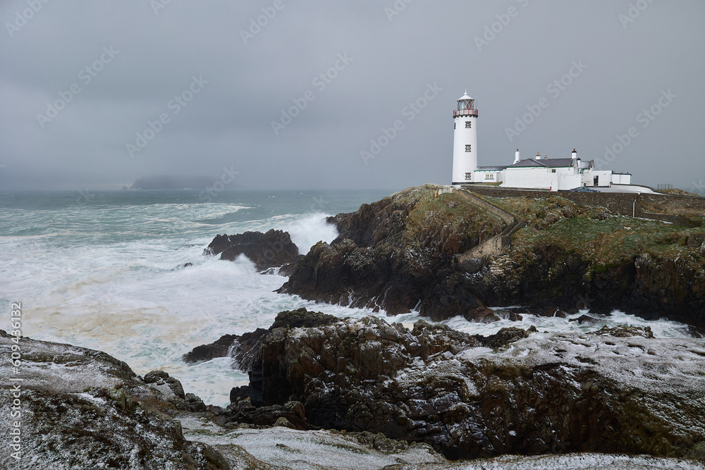 views at Fanad Head Lighthouse in County Donegal, Ireland