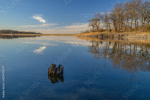 Fall Later Afternoon Evening in Dale Maffitt Lake Des Moines Iowa Polk Warren Madison Dallas County Iowa Midest photo