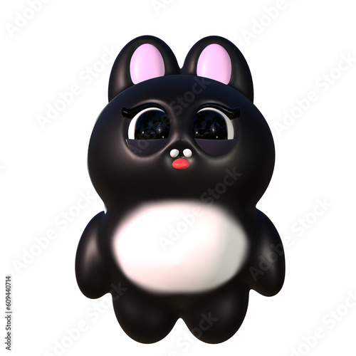 Magical Bunny in 3D Cute