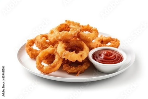 Delicious Plate of Onion Ri...