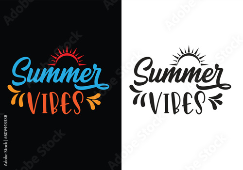 Summer Day T Shirt Design photo