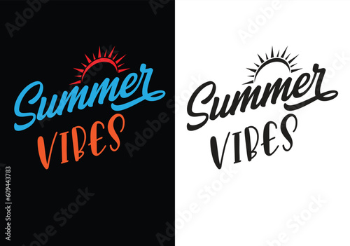 Summer Day T Shirt Design photo