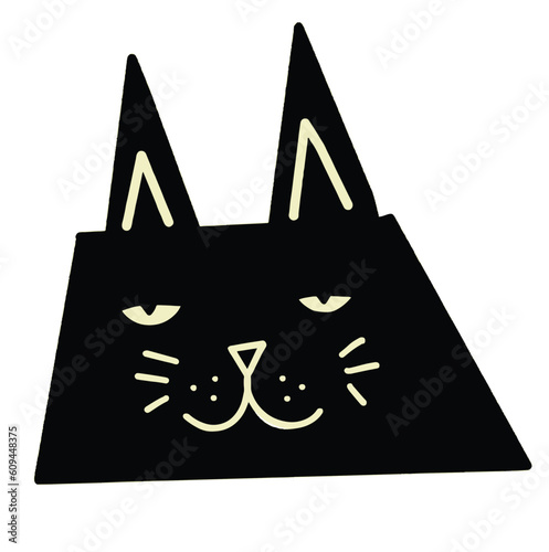 black cat about to close eyes sleep