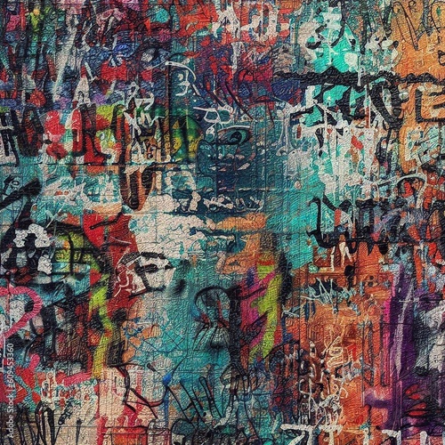 Graffiti Wall Texture © MASOKI