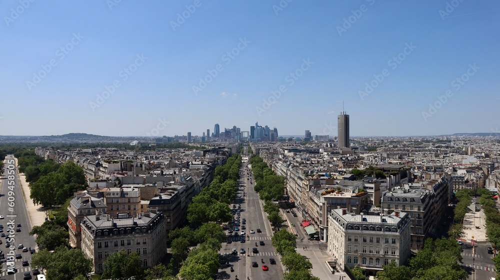 drone Photo La Défense Paris France europe