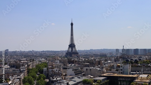 drone Photo Tour Eiffel Paris France europe © ClemMT