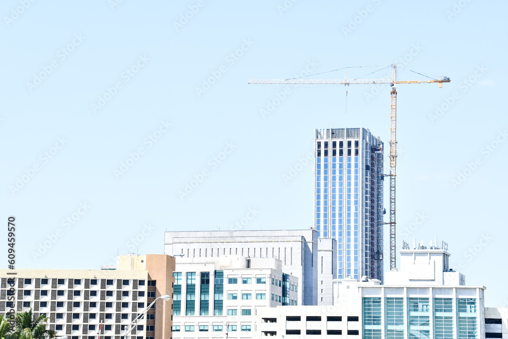 Fototapeta premium building under construction, photo as a background
