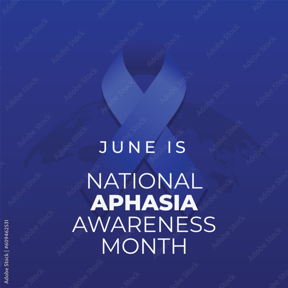 National Aphasia Awareness Month design template for celebration ...
