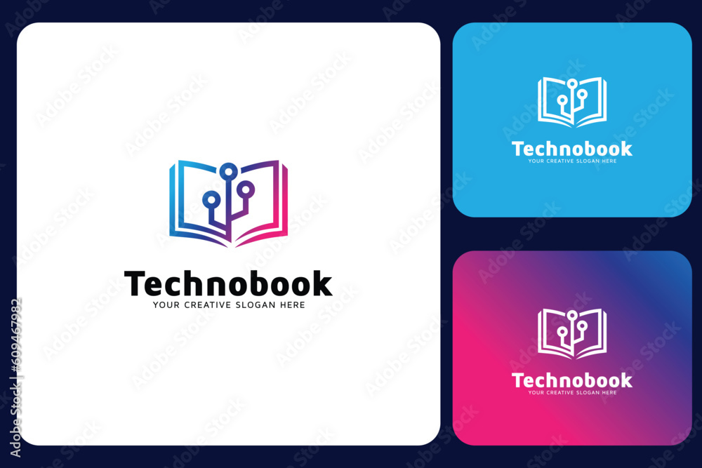 Technology Book Logo Design Template Technology Book Logo Design Template