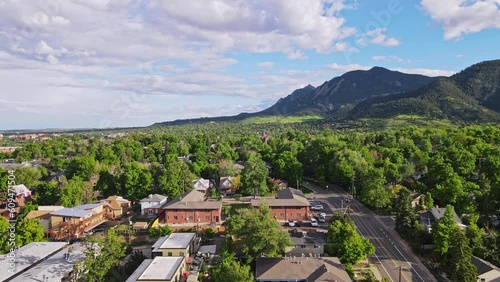 Push in shot of Beautiful colorado