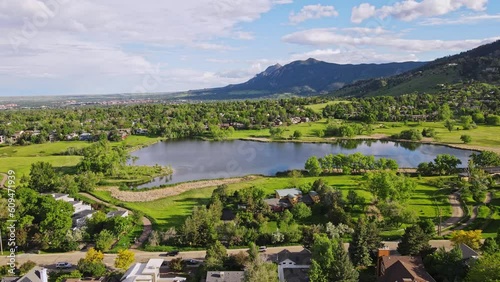 Beautiful wonderland lake Boulder Colorado