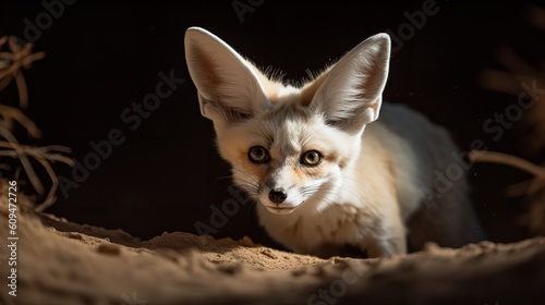 Fennec Fox s Twilight Frolic in the Saharan Sands