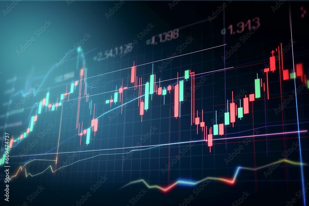 stock market chart generative ai 