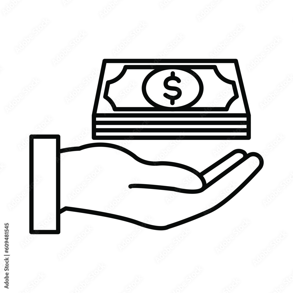 money, hand, dollar, fund collect, fund, money on hand icon money, hand, dollar, fund collect, fund, money on hand icon