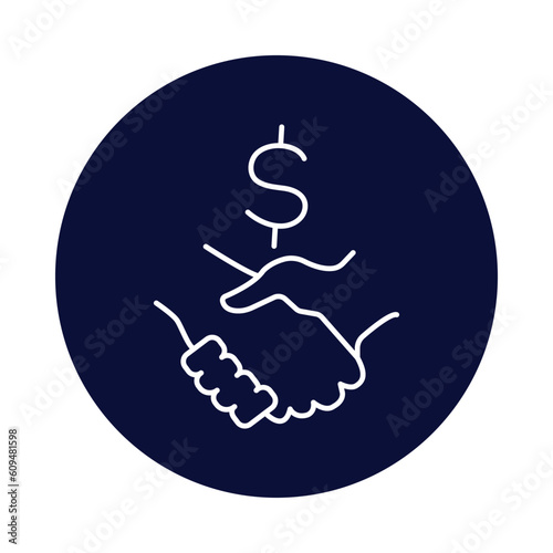 money, deal, dollar, hand, hand shake, business deal icon
