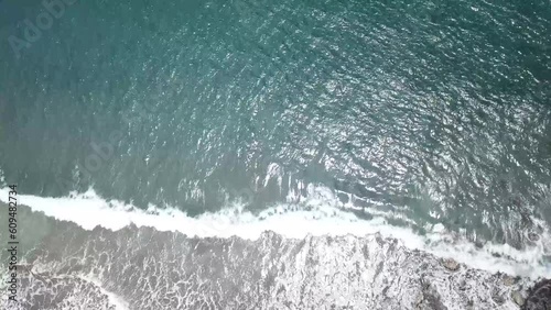 Hawaii beach drone shot