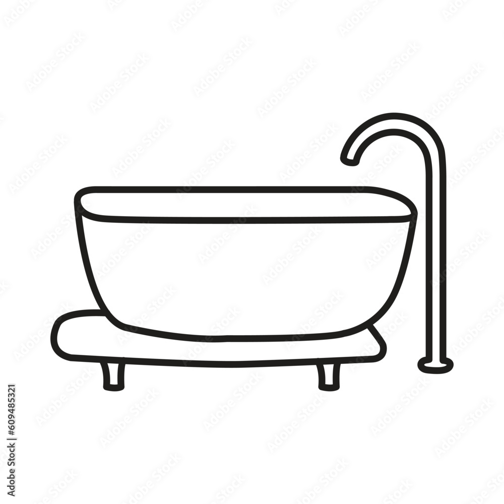 Bathtub, hot tub, personal care, Bath tub icon Bathtub, hot tub, personal care, Bath tub icon