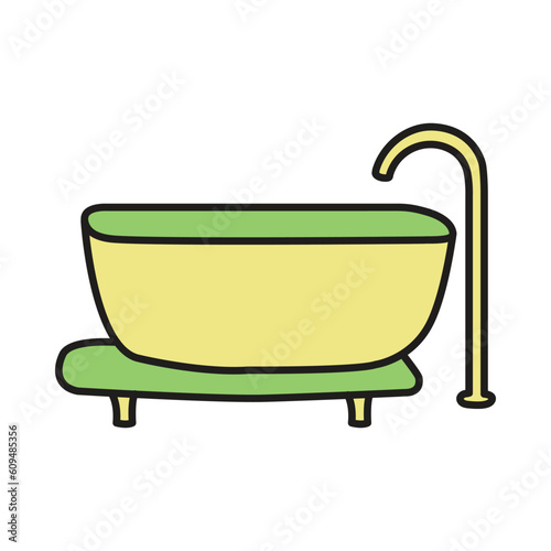 Bathtub, hot tub, personal care, Bath tub icon