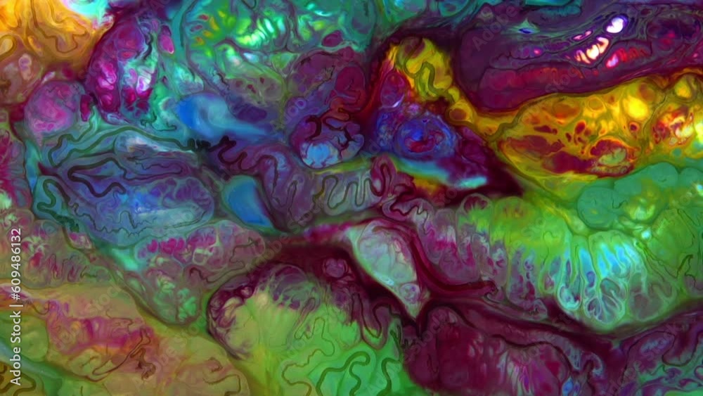 Abstract Dance and Spread of Colorful Ink Paints Background. Abstract Dance and Spread of Colorful Ink Paints Background.