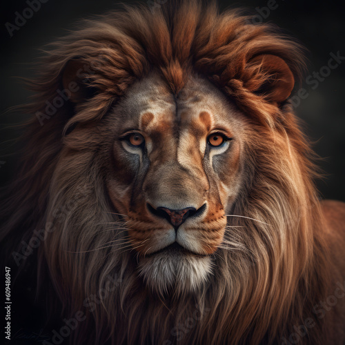 male lion portrait, Majestic Lion Portrait, King of the Jungle, Wildlife Illustration, Powerful Predator, Animal Artwork, Fierce Feline, Nature's Majesty