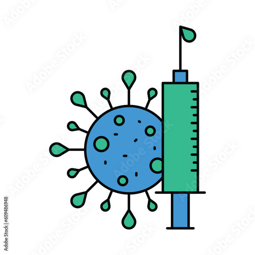 covid  inject  medicine  tablet  virus  vaccine  covid virus vaccine icon