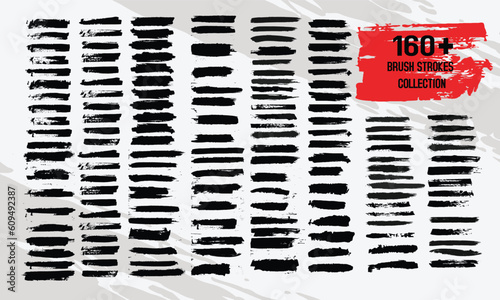 Canvas Print brush stroke grunge