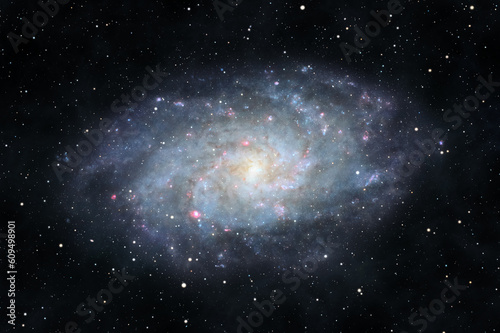 Spiral galaxy in Triangulum constellation