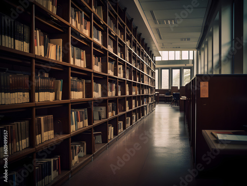 a empty library