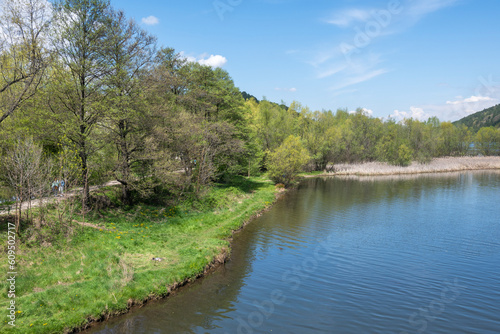 Spring Landscape of Pancharevo lake, Bulgaria