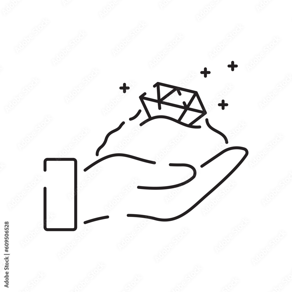 Mining Industry line icon. Different kinds enterprise, coal extraction of minerals in the mine and surface thin line design. linear symbols collection Mining Industry line icon. Different kinds enterprise, coal extraction of minerals in the mine and surface thin line design. linear symbols collection