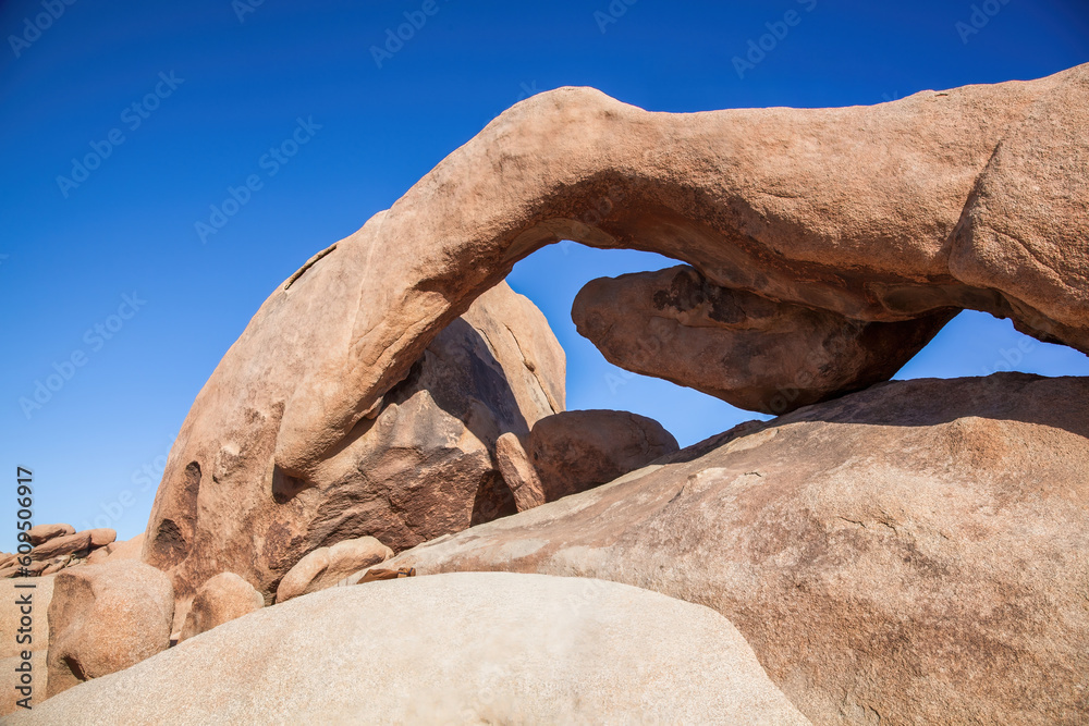 Iconic arch rock in Joshua Tree National Park Iconic arch rock in Joshua Tree National Park