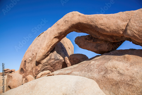 Iconic arch rock in Joshua Tree National Park