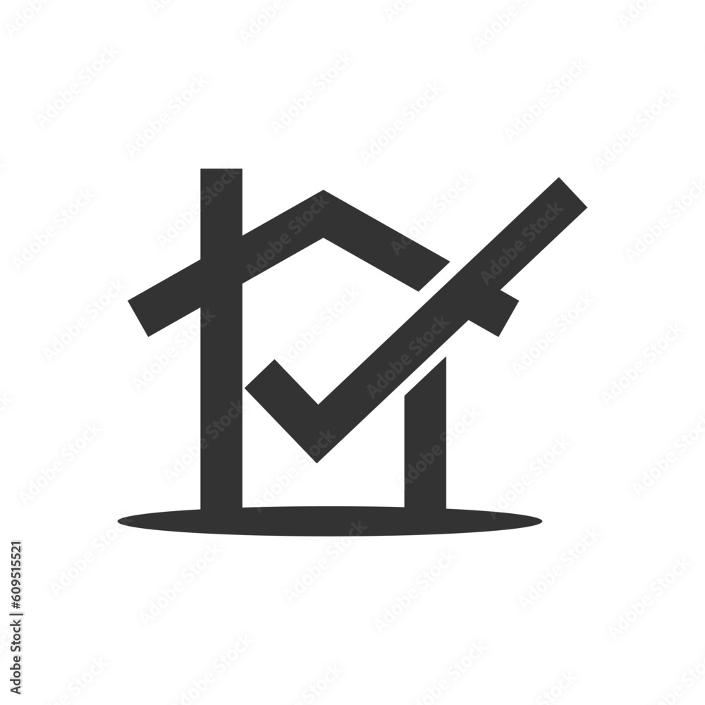 Obraz premium house logo template. Icon Illustration Brand Identity. Isolated and flat illustration. Vector graphic