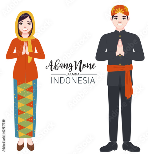 a pair of Abang None from DKI Jakarta photo
